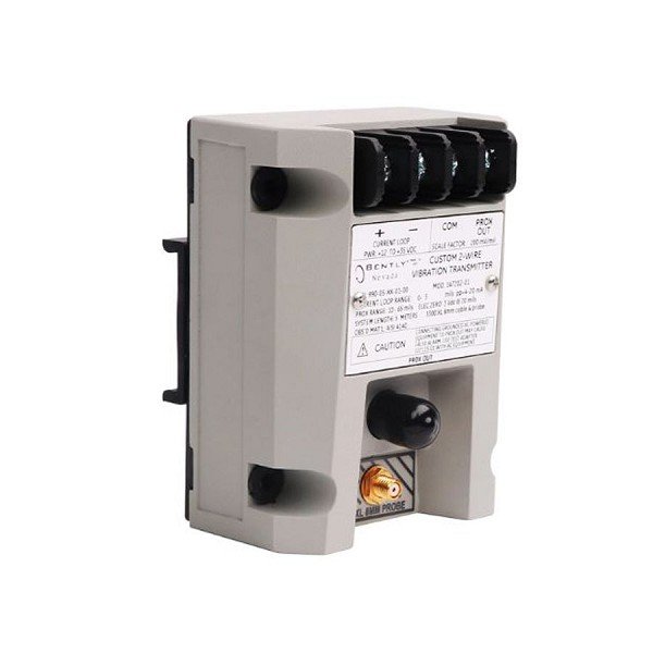 990-08-XX-01-00 Bently Nevada MOD: 165353-01 2- Wire Vibration Transmitter