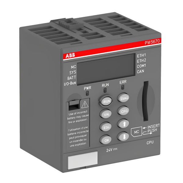 PM5670-2ETH ABB AC500 Processor Module