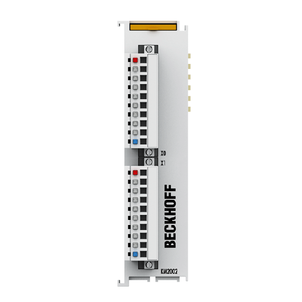 KM2002-0001 Beckhoff Bus Terminal module, 16-channel digital output, 24 V DC, 0.5 A, 1-wire connector