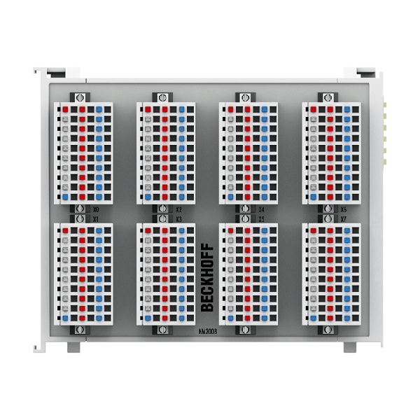 KM2008-0000 Beckhoff Bus Terminal module, 64-channel digital output, 24 V DC, 0.5 A, without connector