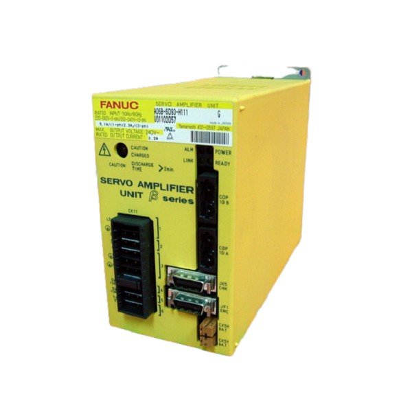 A06B-6093-H111 FANUC BETA SERVO DRIVE MDL SVU-12, FSSB INTERFACE