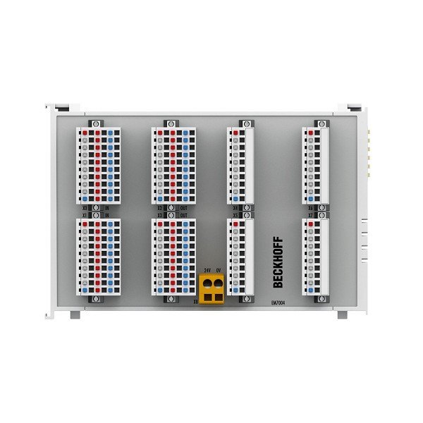 EM7004-0004 BECKHOFF EtherCAT Terminal module, 4-channel motion interface, axis/servo drive, 24 V DC, 3-wire connector with LEDs