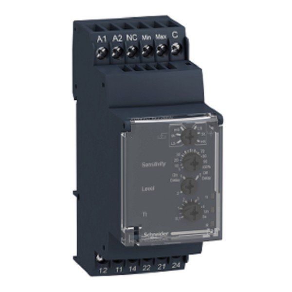 RM35LM33MW Schneider Electric Modular liquid level control relay, 5 A, 2 CO, 24...240 V AC/DC