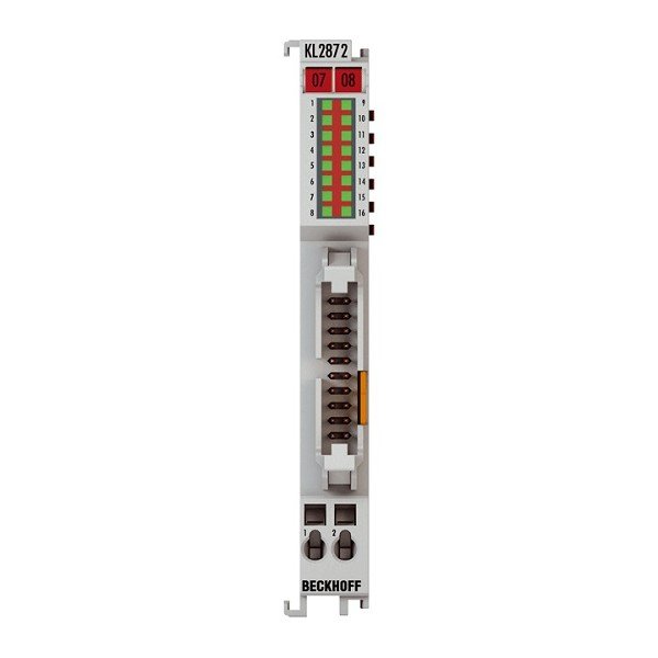 KL2872-0010 BECKHOFF Bus Terminal, 16-channel digital output, 24 V DC, 0.5 A, ground switching, flat-ribbon cable