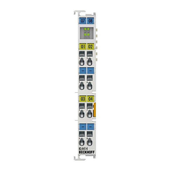 KL4414 BECKHOFF Bus Terminal, 4-channel analog output, current, 0…20 mA, 12 bit, single-ended