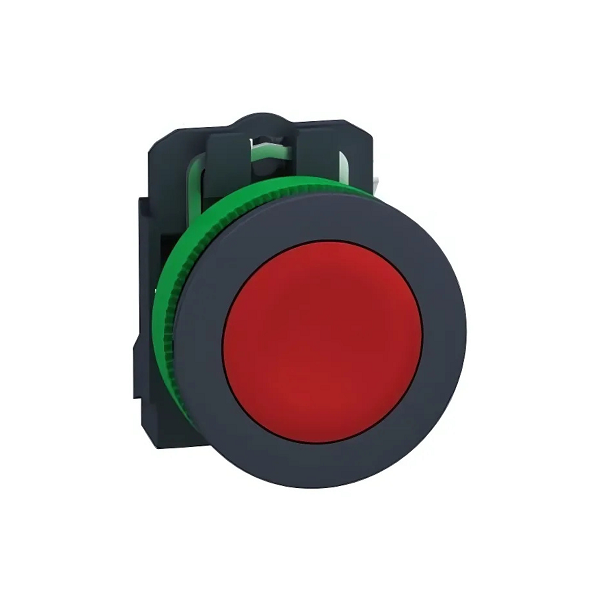 XB5FA42 Schneider Electric FLUSH MOUNTED RED FLUSH CAPS PUSHBUTTON 1NC SCREW CLAMP