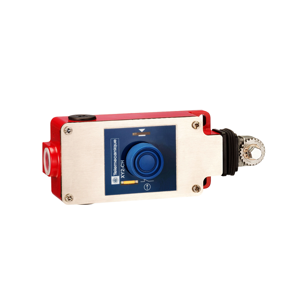 XY2CH13190 Schneider Electric Latching emergency stop rope pull switch, Telemecanique Emergency stop rope pull switches XY2C, e XY2CH, 2NC+1 NO, flush pushbutton