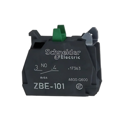 ZBE101 Schneider Electric Single contact block for head Ø22 1NO silver alloy screw clamp terminal
