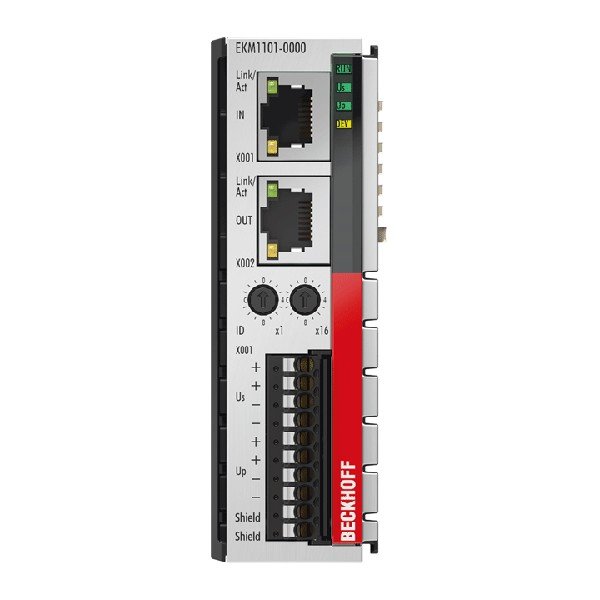 EKM1101 BECKHOFF EtherCAT Coupler with ID switch and diagnostics