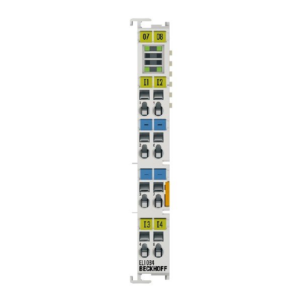 EL1084 BECKHOFF EtherCAT Terminal, 4-channel digital input, 24 V DC, 3 ms, ground switching