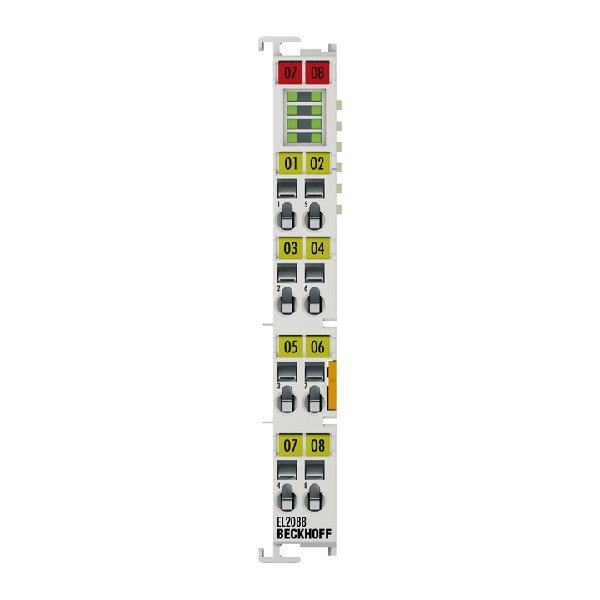 EL2088 BECKHOFF EtherCAT Terminal, 8-channel digital output, 24 V DC, 0.5 A, ground switching