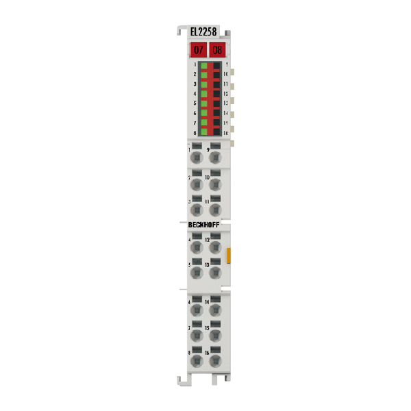 EL2258 BECKHOFF EtherCAT Terminal, 8-channel digital output, 24 V DC, 0.5 A, multi-timestamp