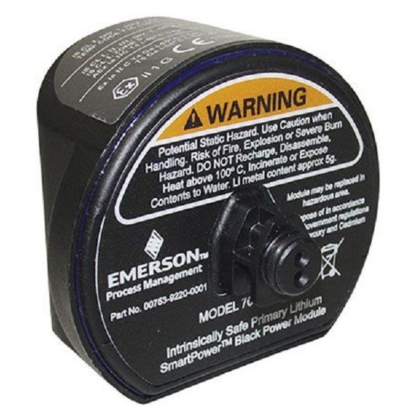 701PBKKF Rosemount The Black Power Module, SmartPower™ Solutions (part number 00753-9220-0001) - self pick up batteries can't ship flight!