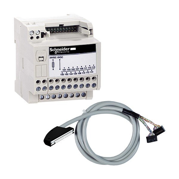 ABE7H08R21 Schneider Electric passive connection sub-base ABE7 - 8 inputs or outputs - Led