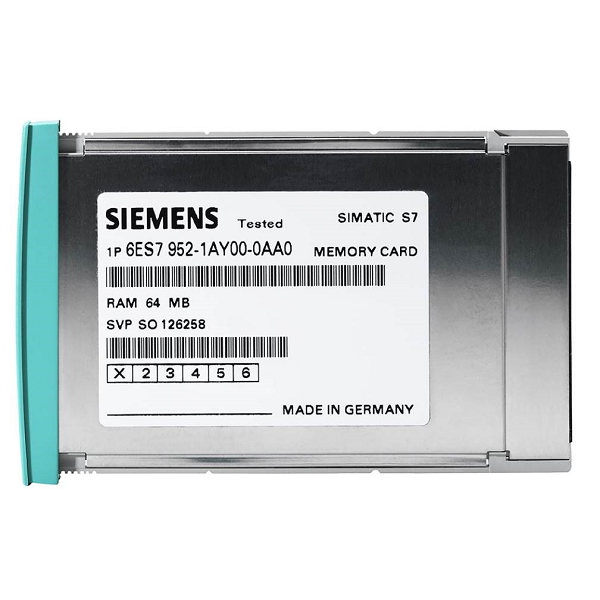6ES7952-1AY00-0AA0 Siemens SIMATIC S7400 MEMORYCARD 64MB