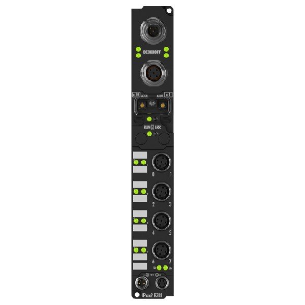 IP2322-B310 Beckhoff Fieldbus Box, 4-channel digital input + 4-channel digital output, PROFIBUS, 24 V DC, 3 ms, 2 A, M12