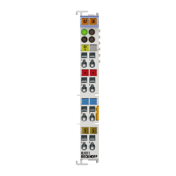 KL4011 BECKHOFF Bus Terminal, 1-channel analog output, current, 0…20 mA, 12 bit, single-ended