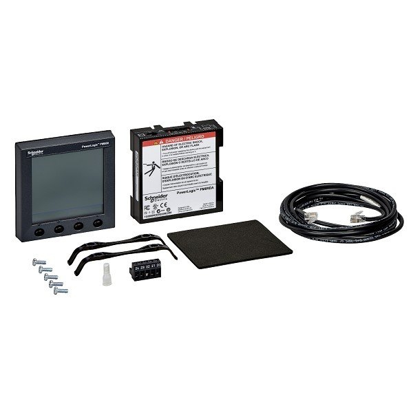 PM8RDMG Schneider Electric Remote display adapter with remote display and a 3 m (9 ft 10 inch) cable