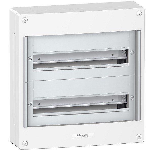 PRA10262 Schneider Electric Pragma surface enclosure - IP30 - 2 x 18 modules - without door