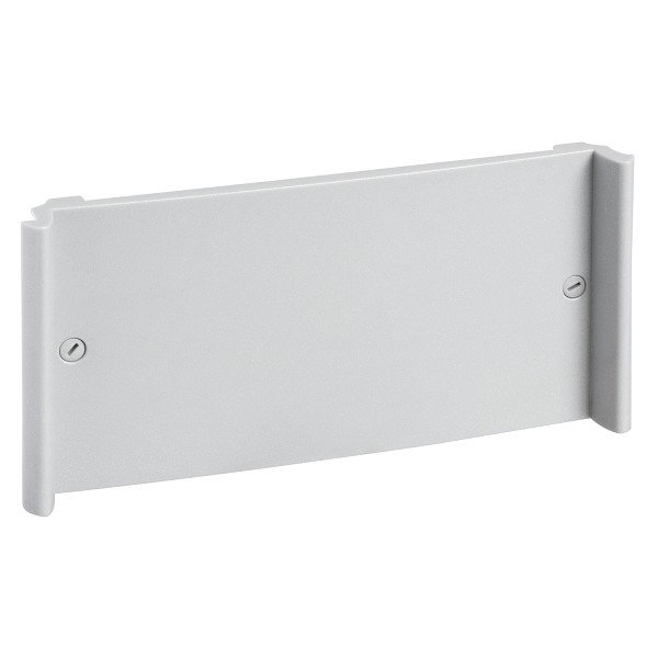 PRA90016G Schneider Electric plain front plate - 1 x 13 modules - metal gray - for Pragma