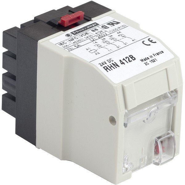 RHN412B Schneider Electric plug-in relay - Harmony RHN - instantaneous - 4 C/O - 24 V DC - 5 A