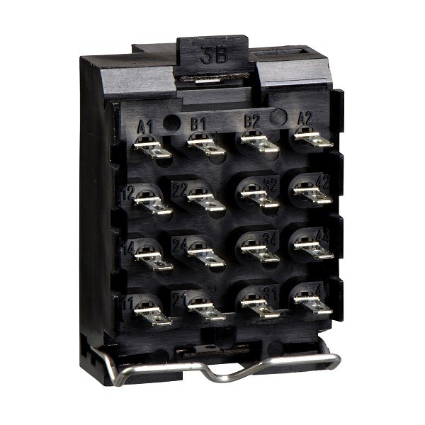 RHZ11 Schneider Electric Socket for back wiring, Zelio Relay, RH plug in tag faston and soldering connector, sold by 10