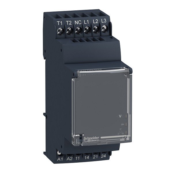 RM35TM50MW Schneider Electric Harmony, Modular motor voltage and temperature control relay, 5 A , 2 NO, 24..240 V AC/DC