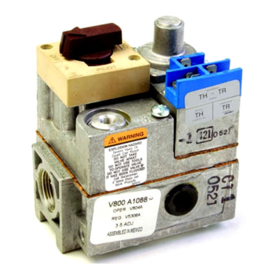 V800A7051/B Honeywell 3/4 X 3/4, REG. SET 3.5 IN. W.C. ECO ADAPTOR W/ 3/16 X 1/4 Q.C. BULK PACK.