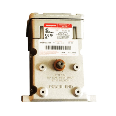 M7284Q1009/U Honeywell 29VA 120V 50/60 HZ 90 DEG ADJ STROKE 30-60 SEC TIMING 150LB-IN TORQUE W/ TRANSFORMER, 4-20 MA INPUT, W/ADJ ZERO AND SPAN, 2 AUX SWITCH, DUAL SHAFT