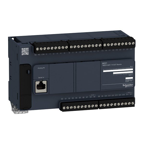 TM221C40T Schneider Electric Logic controller, Modicon M221, 40 IO transistor PNP