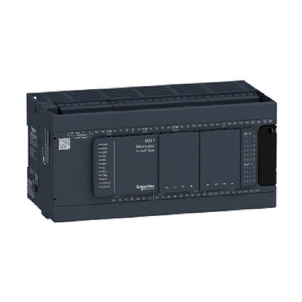 TM241C40U Schneider Electric logic controller, Modicon M241, 40 IO, transistor, NPN