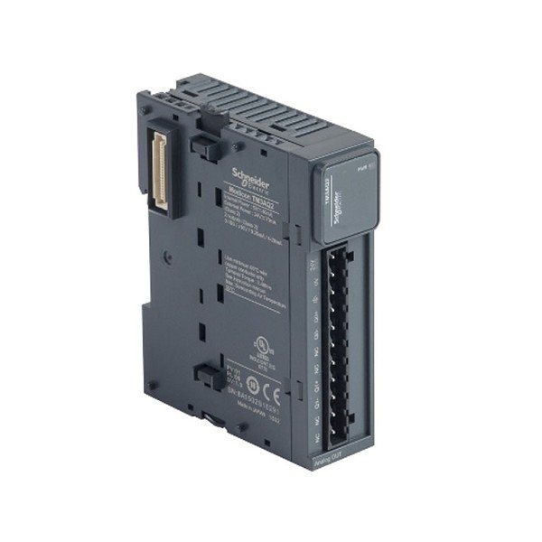 TM3AQ2 Schneider Electric Analog Output Module, Modicon TM3, 2 outputs, Screw, 24V DC
