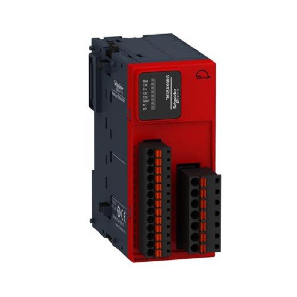 TM3SAK6RG Schneider Electric Safety module, Modicon TM3, 3 function, Cat 4 PL e, SIL CL3, spring, 24V DC