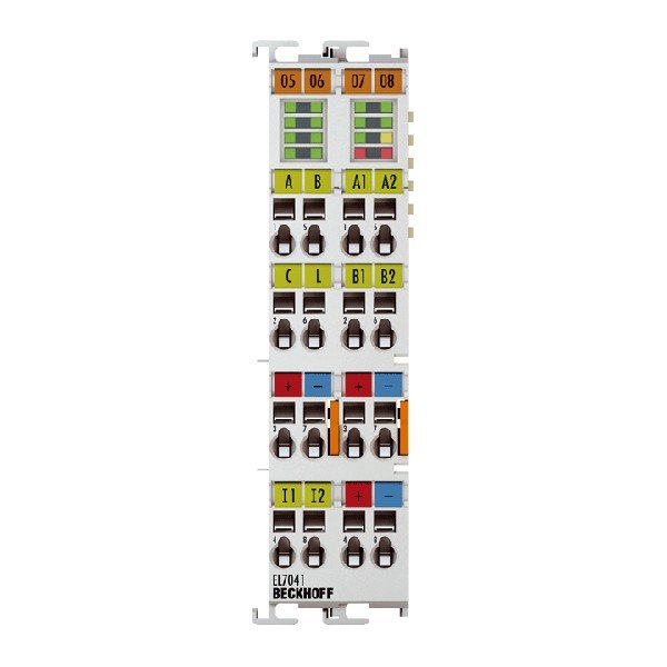 EL7041 BECKHOFF EtherCAT Terminal, 1-channel motion interface, stepper motor, 48 V DC, 5 A, with incremental encoder