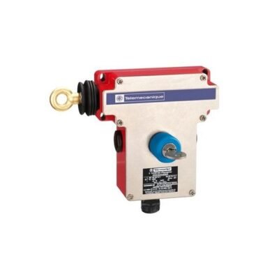XY2CE2A450EX Schneider Electric Latching emergency stop trip wire switch, Telemecanique Emergency stop rope pull switches XY2C, LH side, 1NC+1NO