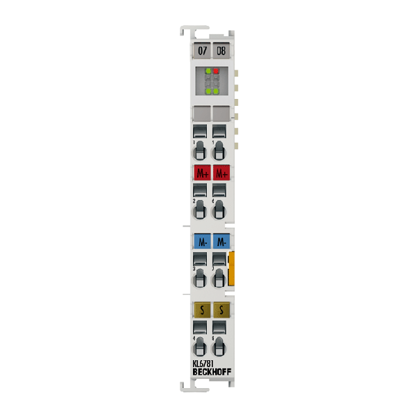 KL6781 BECKHOFF Bus Terminal, 1-channel communication interface, M-Bus, master