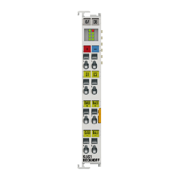 KL6821 BECKHOFF Bus Terminal, 1-channel communication interface, DALI/DALI-2, master/power supply