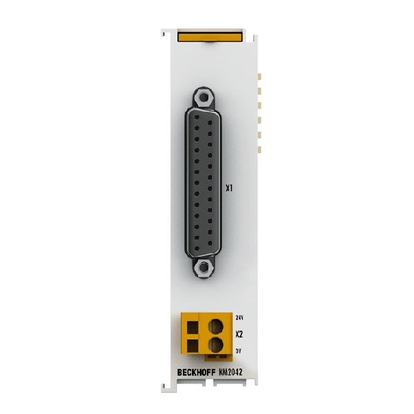 KM2042 BECKHOFF Bus Terminal module, 16-channel digital output, 24 V DC, 0.5 A, D-sub