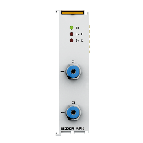 KM3702 BECKHOFF Bus Terminal module, 2-channel analog input, relative pressure, 0...7500 hPa (0…+7.5 bar)