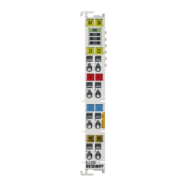 KS1202 BECKHOFF EtherCAT Terminal, 2-channel digital input, 24 V DC, 1 µs, pluggable wiring