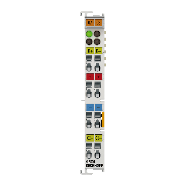 KS5001 BECKHOFF Bus Terminal, 1-channel encoder interface, SSI, pluggable wiring