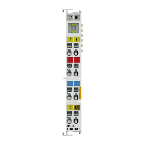 KS5151 BECKHOFF Bus Terminal, 1-channel encoder interface, incremental ...