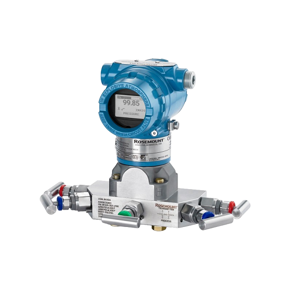 3051CD5A02A1AS5E8M5QG + 0305RC32B11B4L4 Rosemount Coplanar Pressure Transmitter Integral Manifold