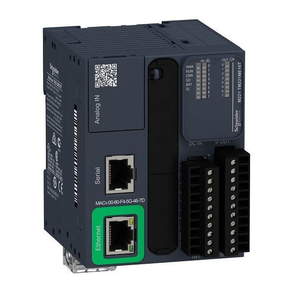 TM221ME16RG Schneider Electric Logic controller, Modicon M221, 16 IO relay Ethernet spring