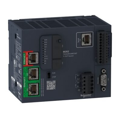 TM262M35MESS8T Schneider Electric motion controller, Modicon M262, 3ns per instruction, 24 axes, Ethernet, Sercos