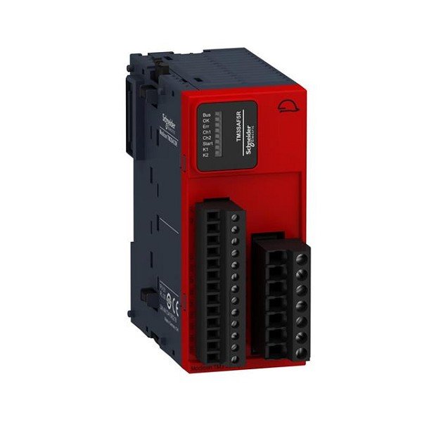 TM3SAF5R Schneider Electric Safety module, Modicon TM3, 1 function, Cat 4 PL e, SIL CL3, screw, 24V DC