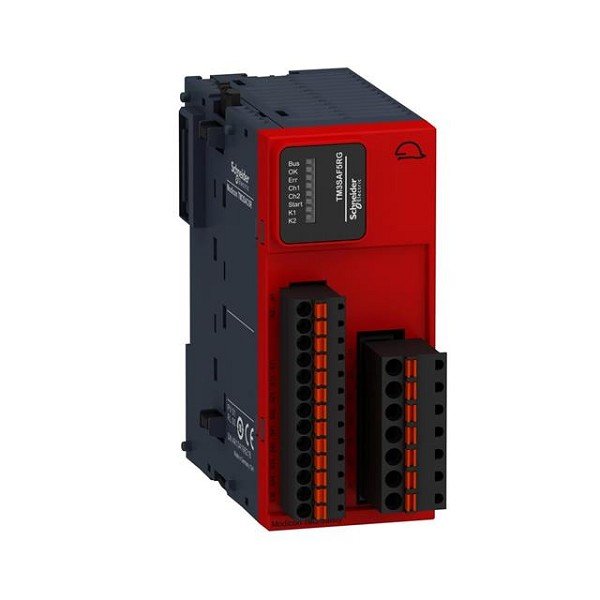 TM3SAF5RG Schneider Electric Safety module, Modicon TM3, 1 function, Cat 4 PL e, SIL CL3, spring, 24V DC