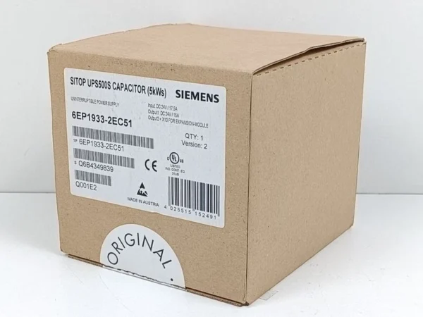 Siemens 6EP1 933-2EC51 SITOP UPS500S E-St.02 TESTED & UNUSED & OVP
Wird in neuem Fenster oder Tab geöffnet