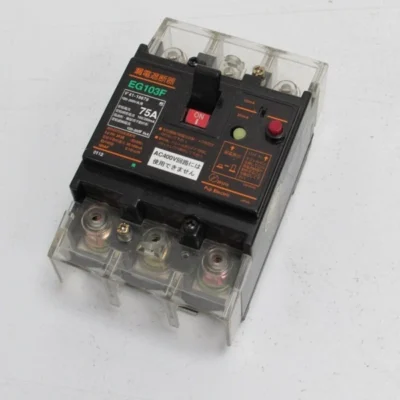 Fuji Electric EG103F 75A 3P Fehlerstrom Schutzhalter Hauptschalter Top Zustand