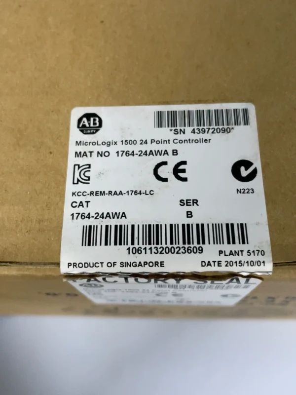 Allen Bradley Point Controller 1764-24AWA